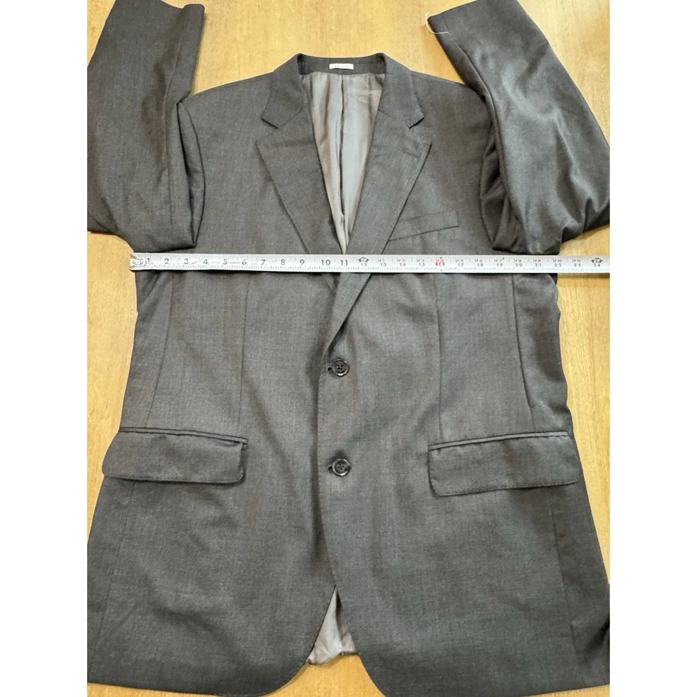 Peter millar Sport Coat Blazer 44 R Gray Wool‎